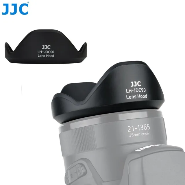 JJC Camera Bayonet Lens Hood Shade fr Canon PowerShot SX70 HS SX60 HS as LH-DC90