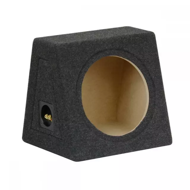 10 Zoll 25 cm MDF schwarz versiegelt Auto Audio Lautsprecher Subwoofer Bass Box Gehäuse 15L