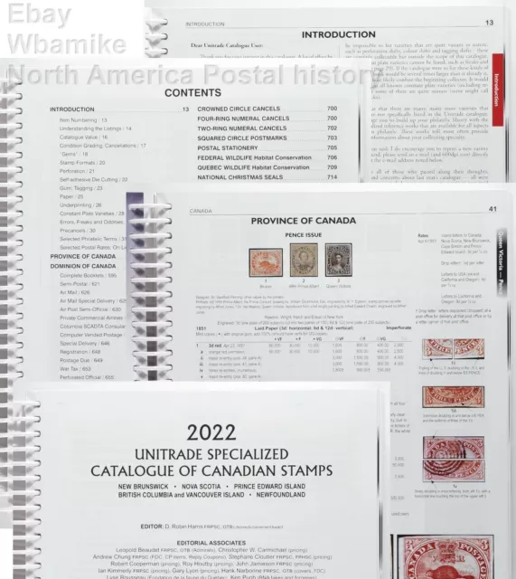 The Unitrade Specialized Catalogue of Canadian Stamps 2022 Canada.-Fast shipping 2
