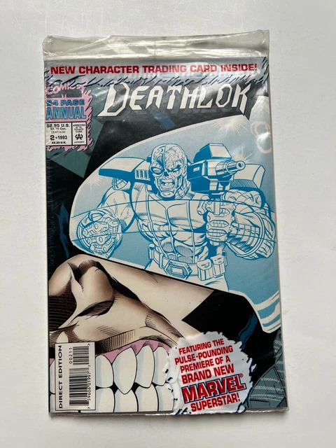 Deahtlok Annual #2 - Polybagged w/Trading Card (Marvel Comics, 1993) NM