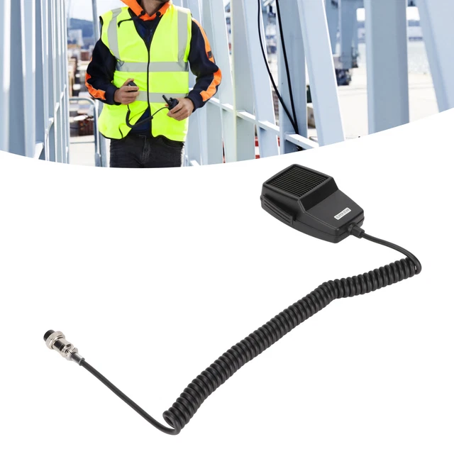 Handheld Microphone 4 Pin Multipurpose Stable CB Mic Speaker For