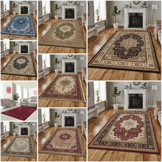 New Luxury Non Slip Large Traditional Rug Bedroom Living Room Rug Hallway Runner