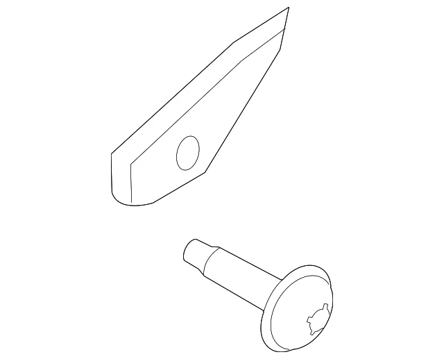 Genuine Ford Rear Molding HC3Z-9929039-AB