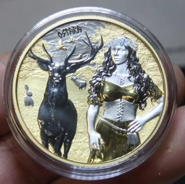 Germania Mint 5 Mark 2023 Argent 1oz " Valkyries Ostara Valhalla " #F6184