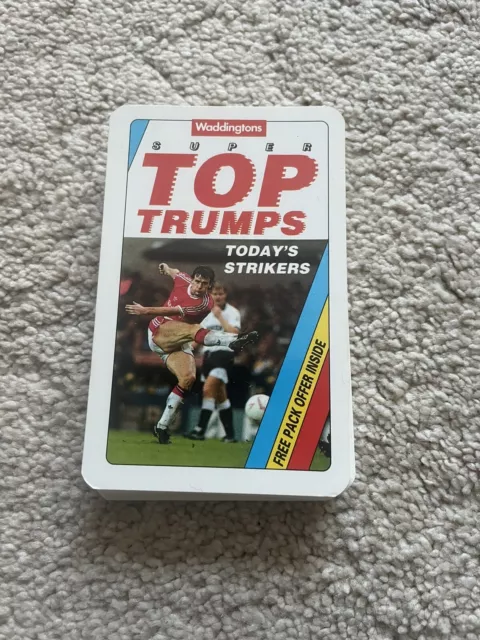 Vintage Todays Strikers Top Trumps Football