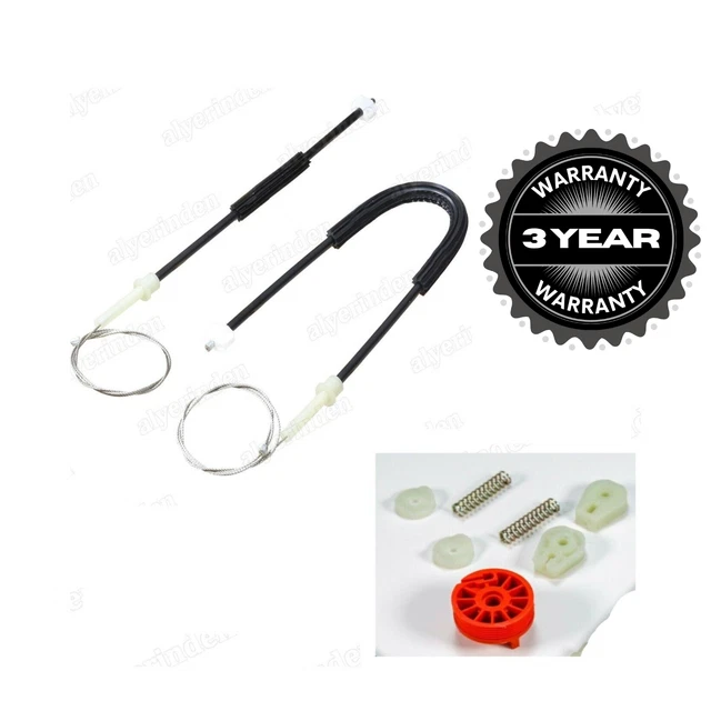 WINDOW REGULATOR REPAIR KIT REAR RIGHT for PEUGEOT 307 CC CABRIOLET