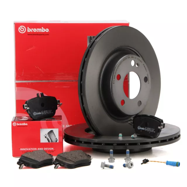 BREMBO Bremsscheiben Ø 300mm Beläge Wako für MERCEDES W213 S213 A238 C238 hinten