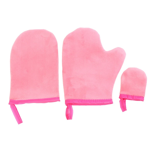 Reusable Self Tanning Body Mitt Tan Applicator Lotion Spray Gloves Mitten P-SA