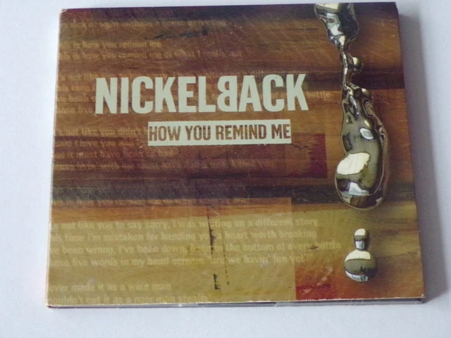 NICKELBACK HOW YOU Remind Me CD Europe Roadrunner 2001 gold mix second ...