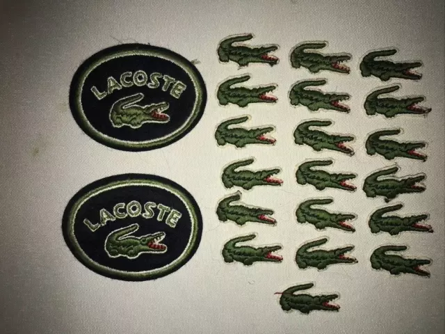 Ecusson crocodile lacoste a coudre hotsell
