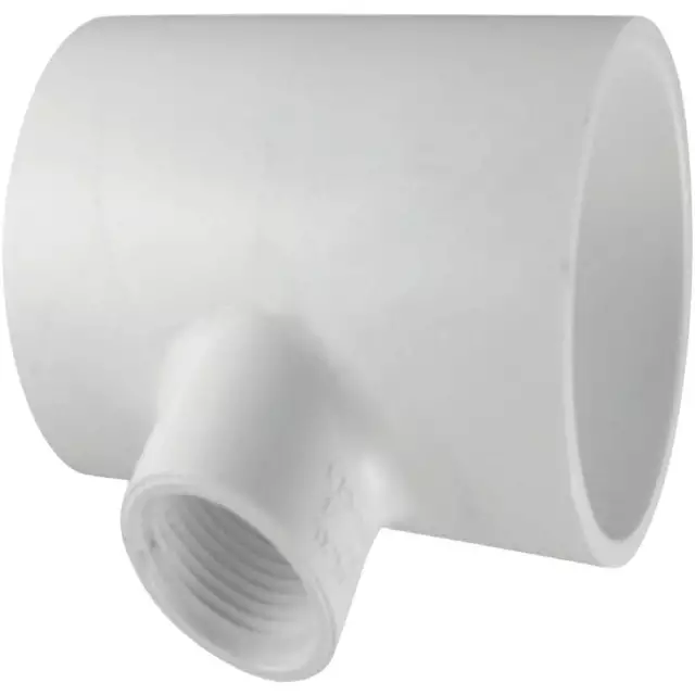 Charlotte Pipe 1 In. Solvent Weld x 1/2 In. FIP Schedule 40 PVC Tee Charlotte