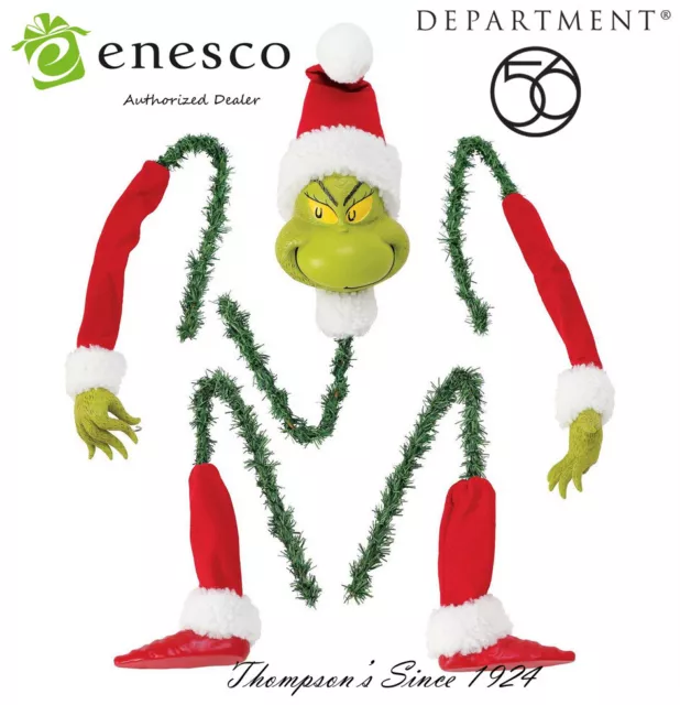 Enesco Decorate Grinch In A Cinch Christmas Tree Set Dept 56 Possible Dreams NIB