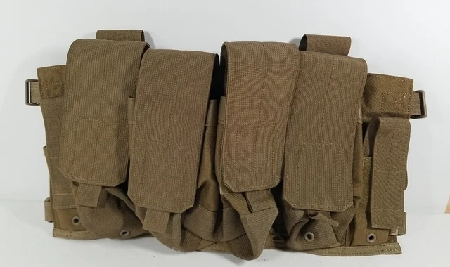 Blackhawk! Coyote Chest Rig, Holds 2 Pistol Mags, 8 Rifle Magazines