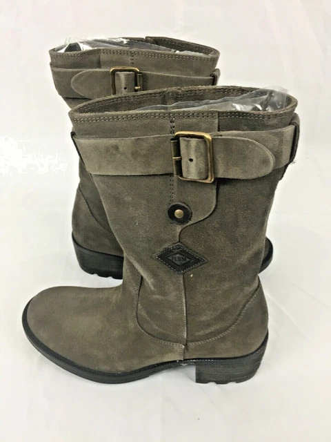 PALLADIUM Caramba Sud Bottines Souples Cuir Suédé  Gris Caribou T 36 Etat Neuf