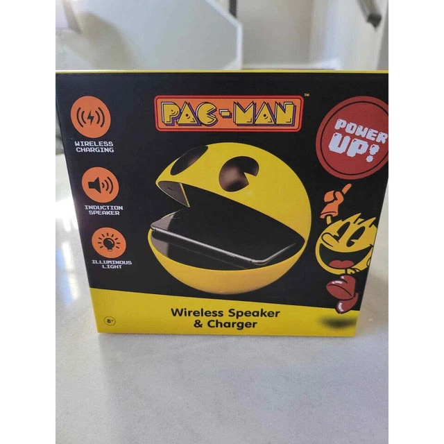 Pac-Man Wireless Speaker & Charger Genuine Bandai Namco New