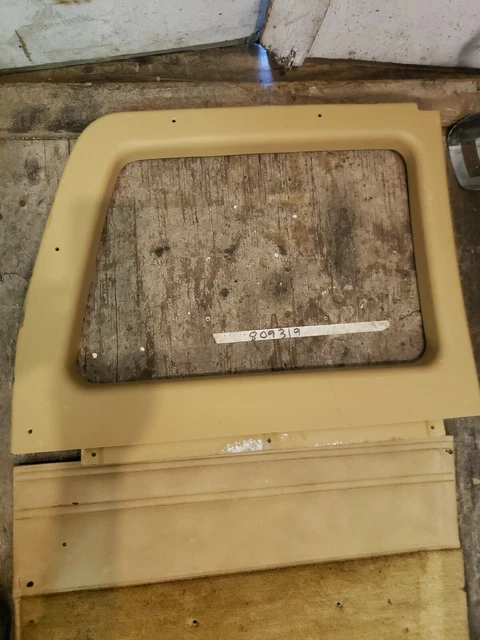 OEM 1981-1991 Chevy GMC Suburban Tan Rear Left & Right Cargo Barn Door Trim 2