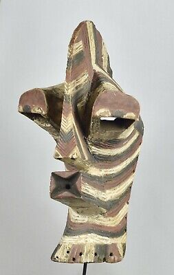 Large SONGYE Kifwebe Male Mask Congo Drc African Tribal Art 1655
