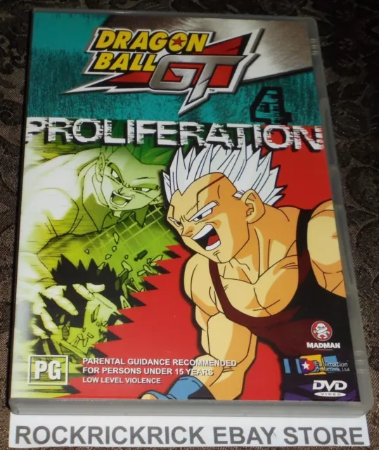 Dragon Ball GT Revelations, Calculations, Reaction 3 DVD's Lot