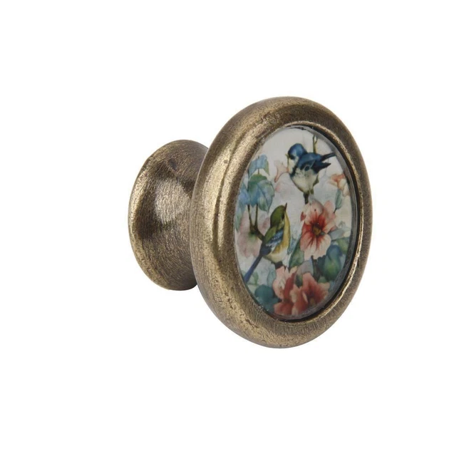 Vintage Brass Door Knob Drawer Cabinet Pull Handle - Home Decor Door Knobs PICK.