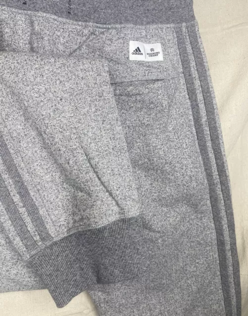 Mens Reigning Champ x Adidas Sweatpants Joggers Pants Gray Sz Med Stripes