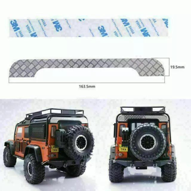 Metall hinten Dachplatte Teil für Land Rover RC 1/10 TRX4 Defender Car