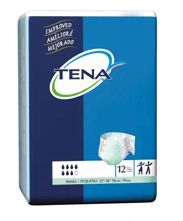 TENA Ultra Tab Closure Brief Small 22''-36'' Heavy Absorbency -Case of 36