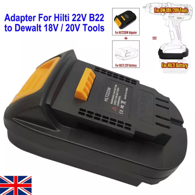 Dewalt to hilti battery adapter best sale