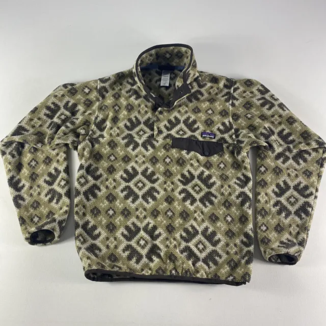 Patagonia Synchilla Snap-T Mens XS Pullover Fleece Jacket Aztec Sweater 25580