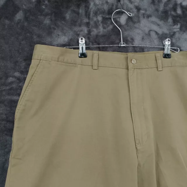 Polo Ralph Lauren Prospect Short Mens 42 Beige Cotton Flat Front Chino Shorts 2