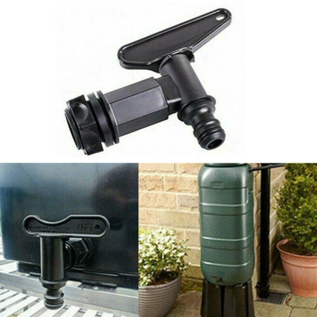 Rubinetto per vasca da pioggia adattatore tubo barili per barile Hozelock attrezzi da giardino 11