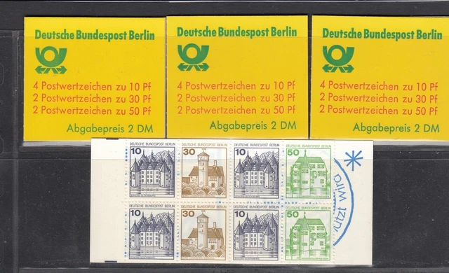 Berlin: 4 Markenheftchen MH 11cb   (68)