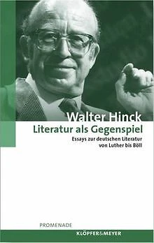 Literatur als Gegenspiel | Buch | Zustand gut