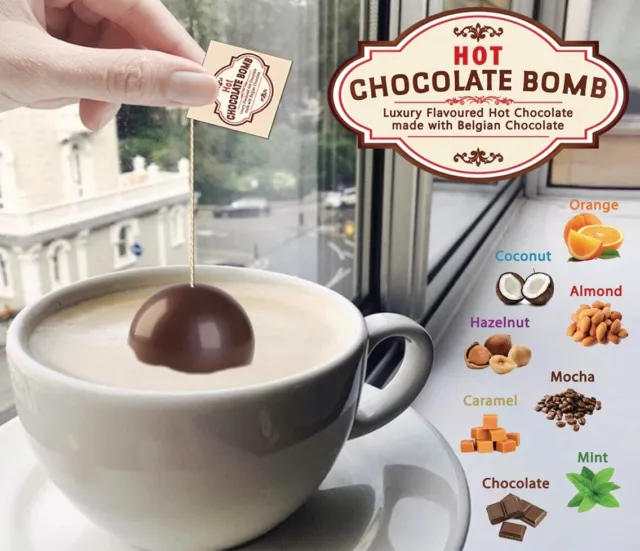Bombe à chocolat chaud x6 - 200 g - Plaisir Partagé 