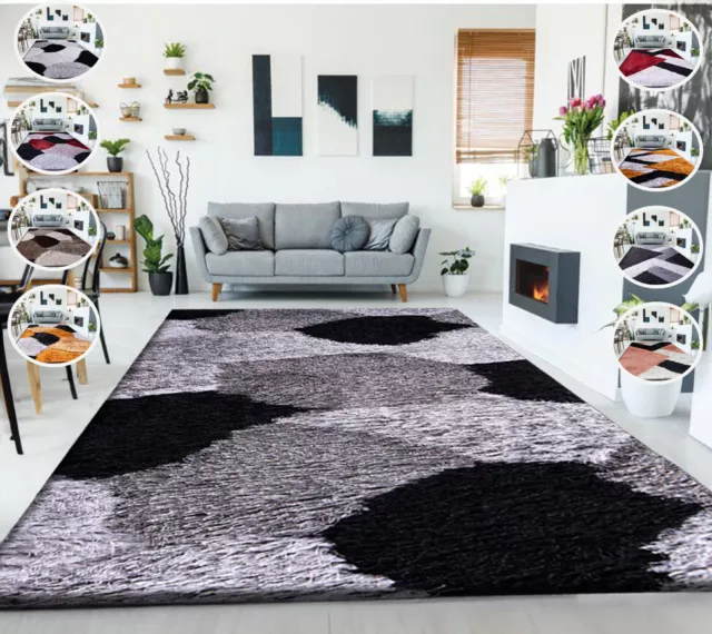 Non Slip Large Thick Shaggy Rugs Hallway Runner Living Room Bedroom Carpets Mats