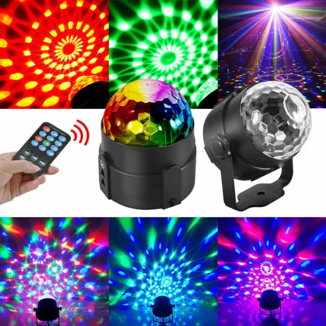 Télécommande USB RGB DEL Disco Ball DJ Party Light Effect Stroboscope son...