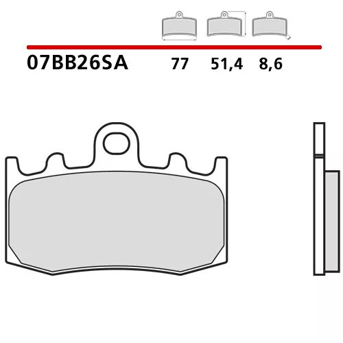 Coppia Pastiglie Freno Anteriore Brembo Bmw K 1200 Gt 1200 02 > 04