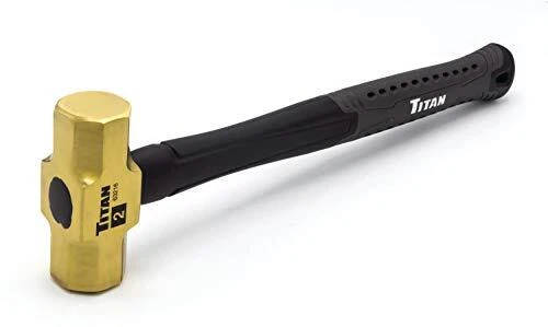 Shop Iron 63216 Non-Sparking Brass Hammer, 2lb.