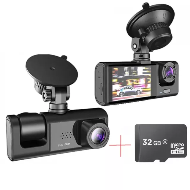 Double Caméra Voiture Tableau de Bord HD 1080P Enregistreur Vidéo Dashcam Taxi