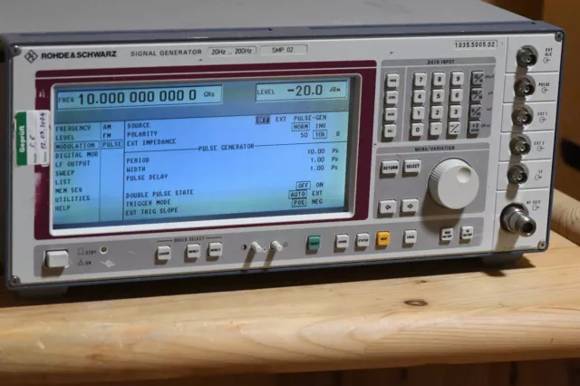 Rohde & Schwarz SMP02 Signal Generator 2GHz .... 20 GHz - geprüft - MwSt