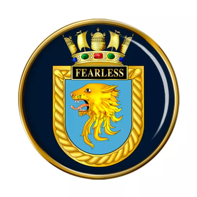 HMS Fearless, Royal Navy Pin Badge