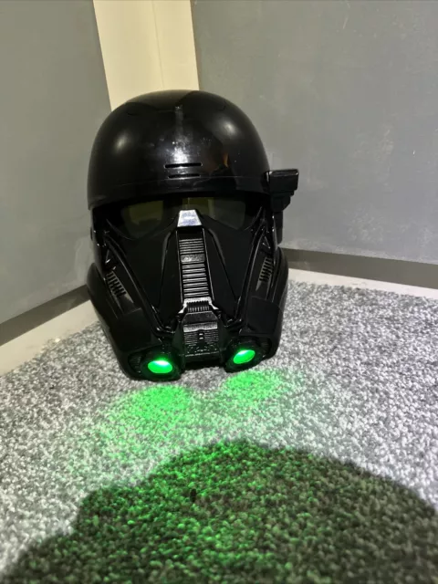 STAR WARS: rogue one imperial death trooper helmet cosplay RARE