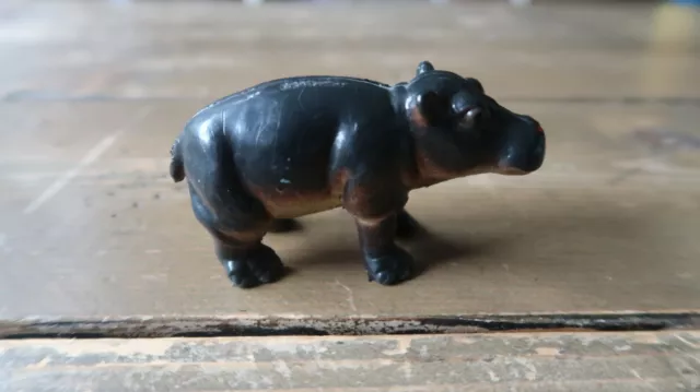 Vintage AAA Hippo Figure Animal 3"
