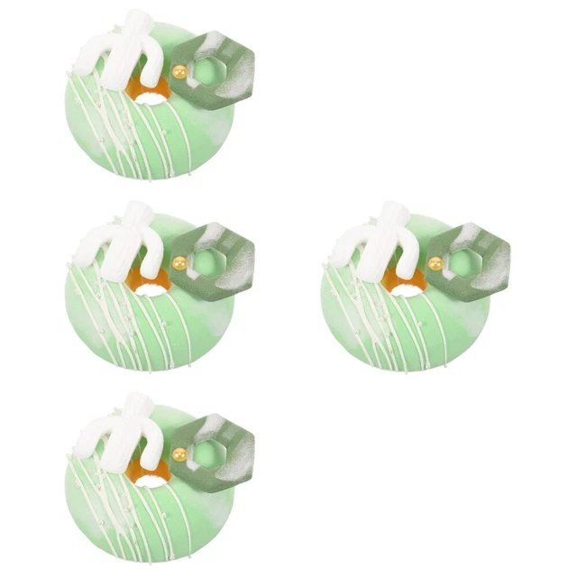 4pcs realistischer Donut künstlicher Donut gefälschter Kaktus Donut Künstliches