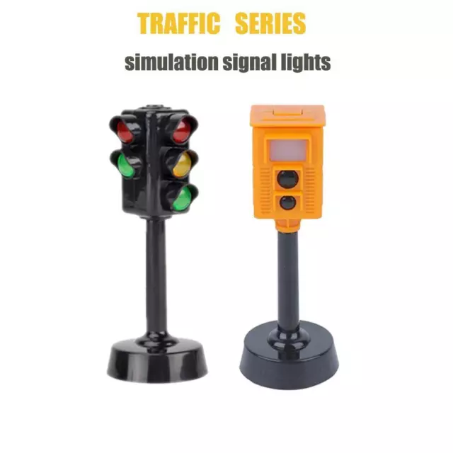 Simulation Traffic Signs Lights with Music Sound Lights DIY Building Kits