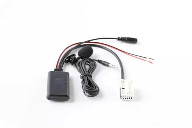 Für Mercedes Benz W169 W245 W203 W209 Bluetooth Aux Kabel Adapter mit Mikrofon 2