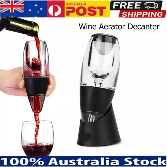 Magic Decanter Essential Red Wine Aerator Sediment Filter Pourer Bottle Stopper