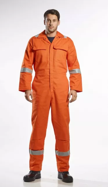 Traje de Caldera Bizweld Overall de Soldadura Resistente al Llama HI-Vis Bizweld Total BIZ5 2