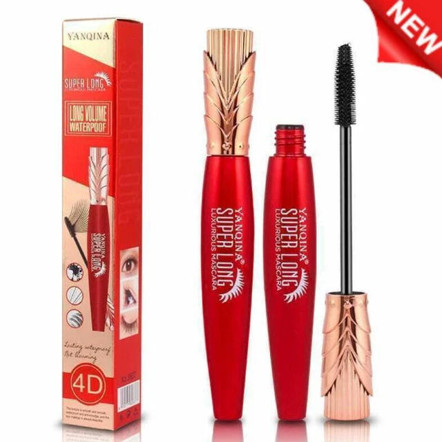 Nuovo mascara 4D fibra di seta ciglia impermeabili ciglia ciglia trucco di lunga durata^