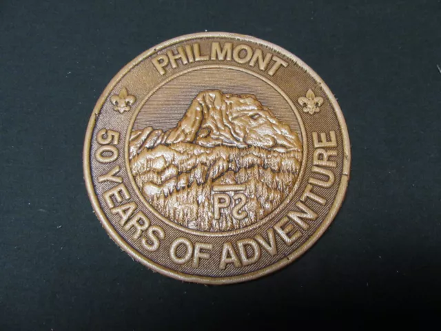 Philmont Scout Ranch  50 Years of Adventure 1988-89 Leather Patch      GA5