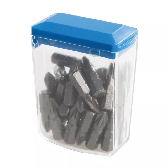 Silverline PZ2 Pozidriv Cr-V 6150 Screwdriver Bits 30pk 443612